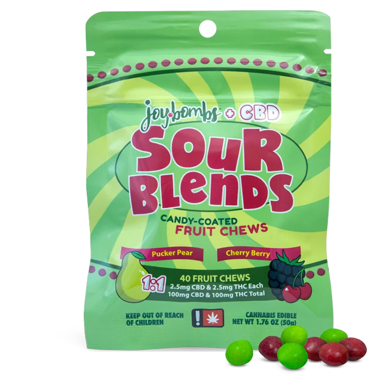 Sour Blends (THC + CBD) bag, Oregon